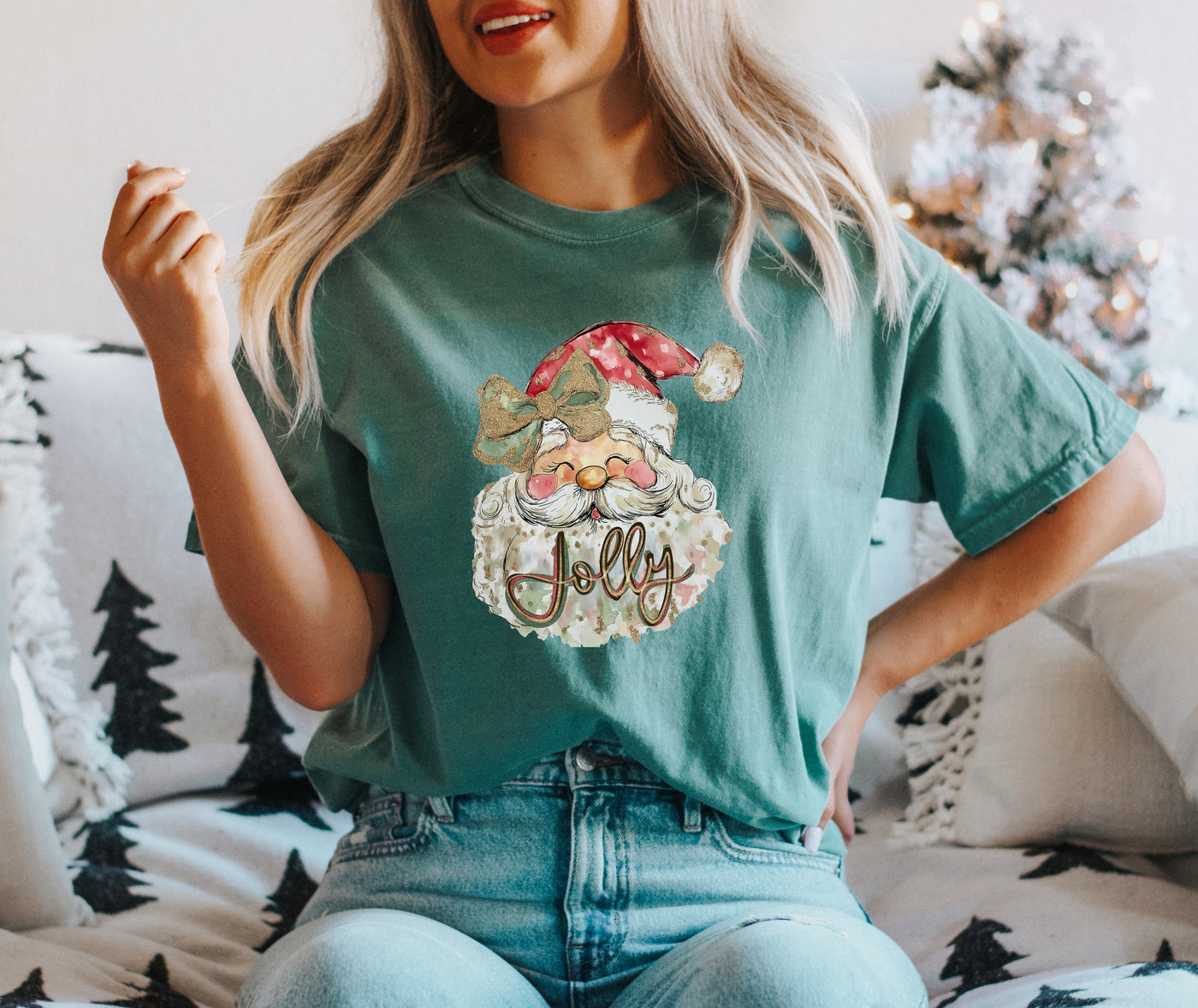 Joy Vintage Santa