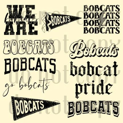 Bobcats Mascot Bundle