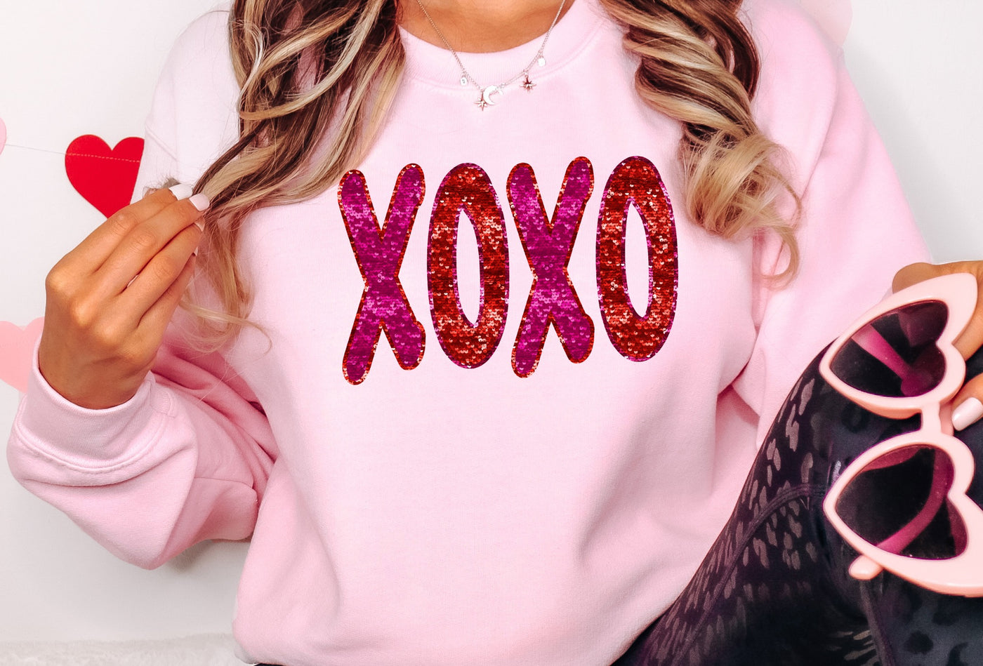 XOXO - Faux Sequins