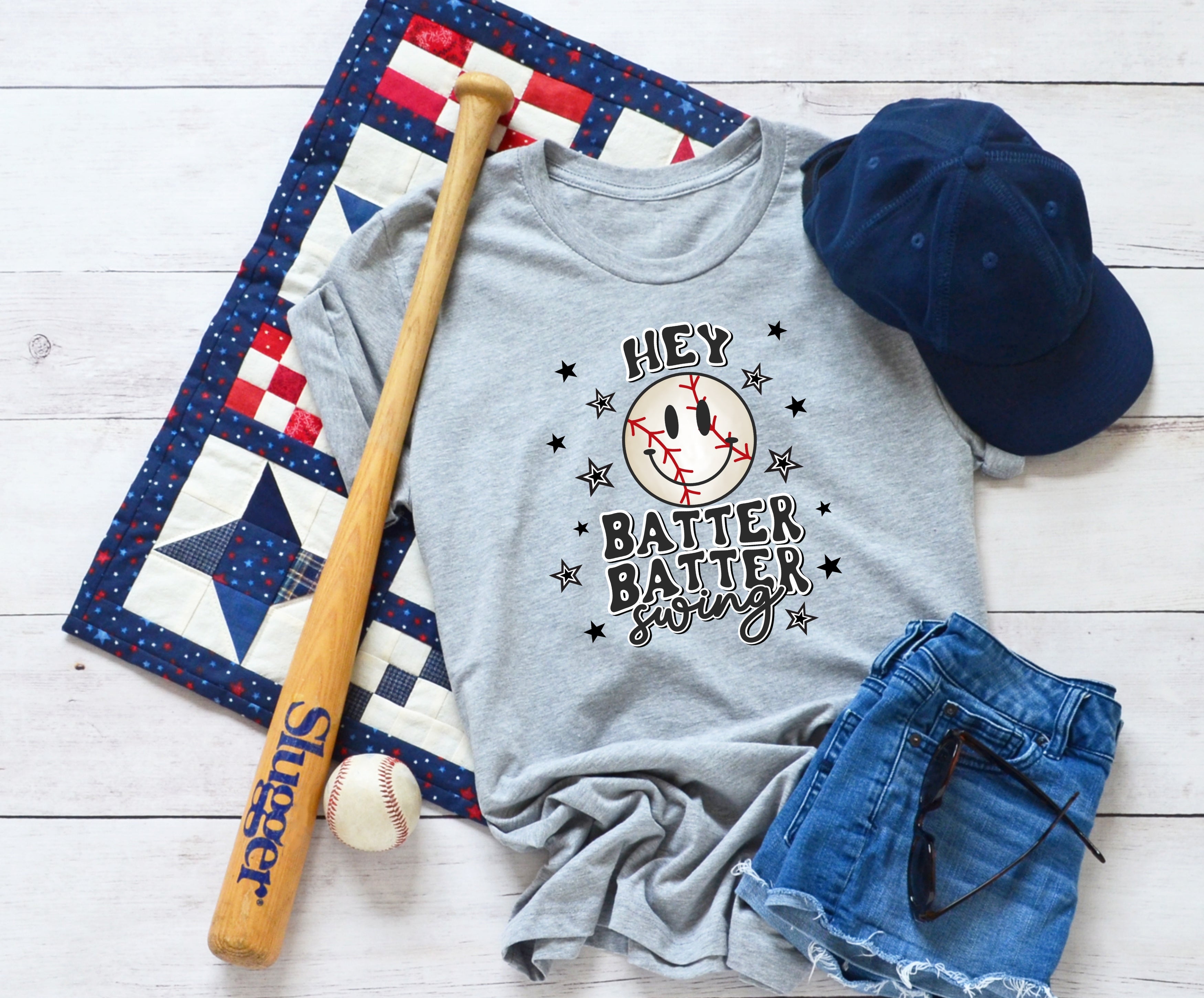 Hey batter batter swing BASEBALL – Grace & Co. Designs